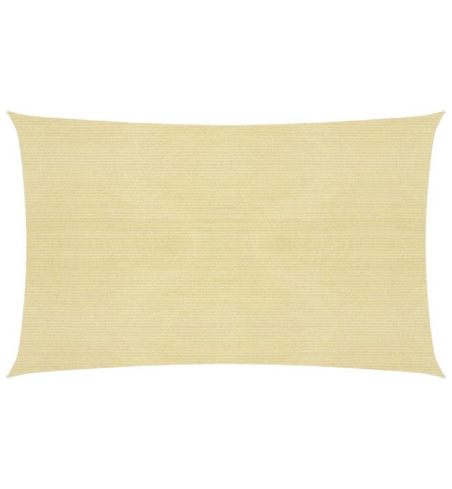 Voile d'ombrage 160 g/m² Beige 3x5 m PEHD