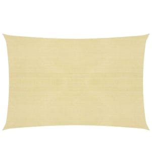 Voile d'ombrage 160 g/m² Beige 6x7 m PEHD