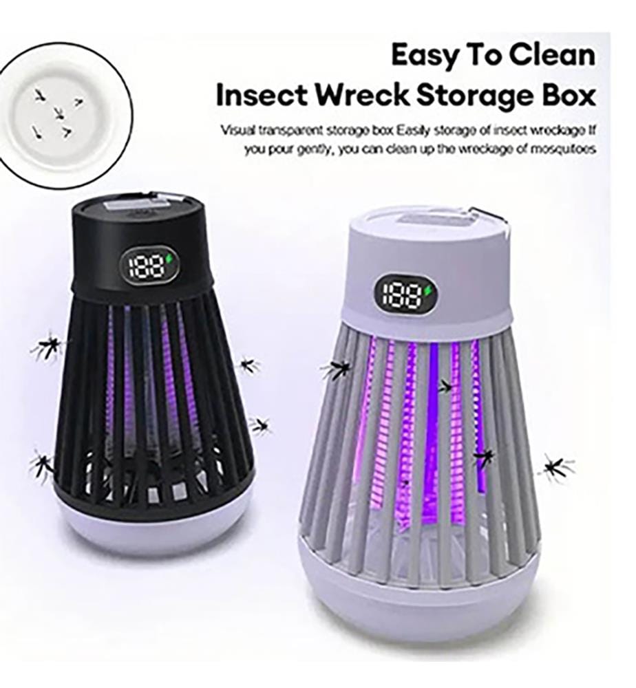 3er-Set BuzzLight Anti-Mücken-LED-Lampen - Schwarz