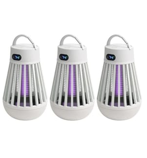 3x Lampes LED Anti-Moustiques BuzzLight - Blanc