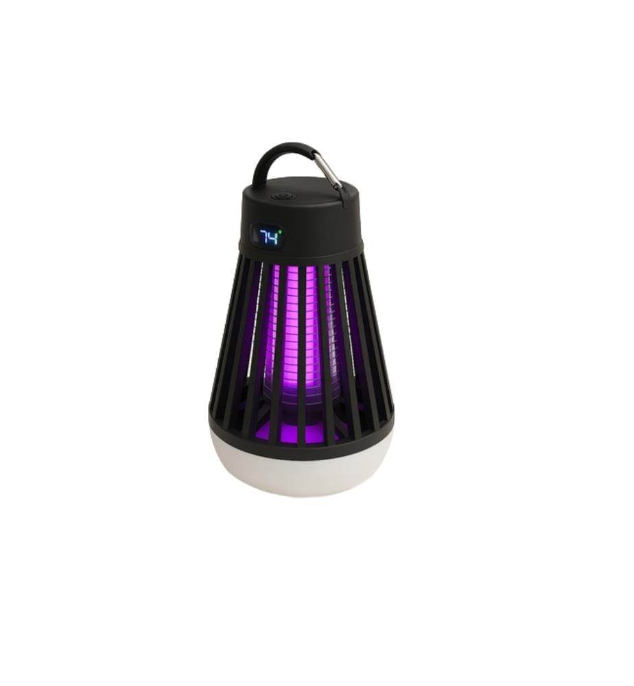 3 lampade repellenti per zanzare a LED BuzzLight - Nero