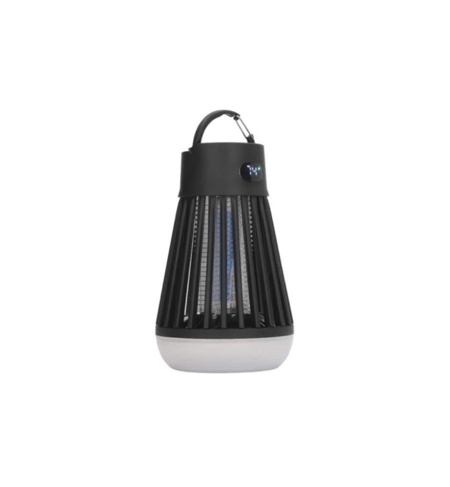 3 lampade repellenti per zanzare a LED BuzzLight - Nero