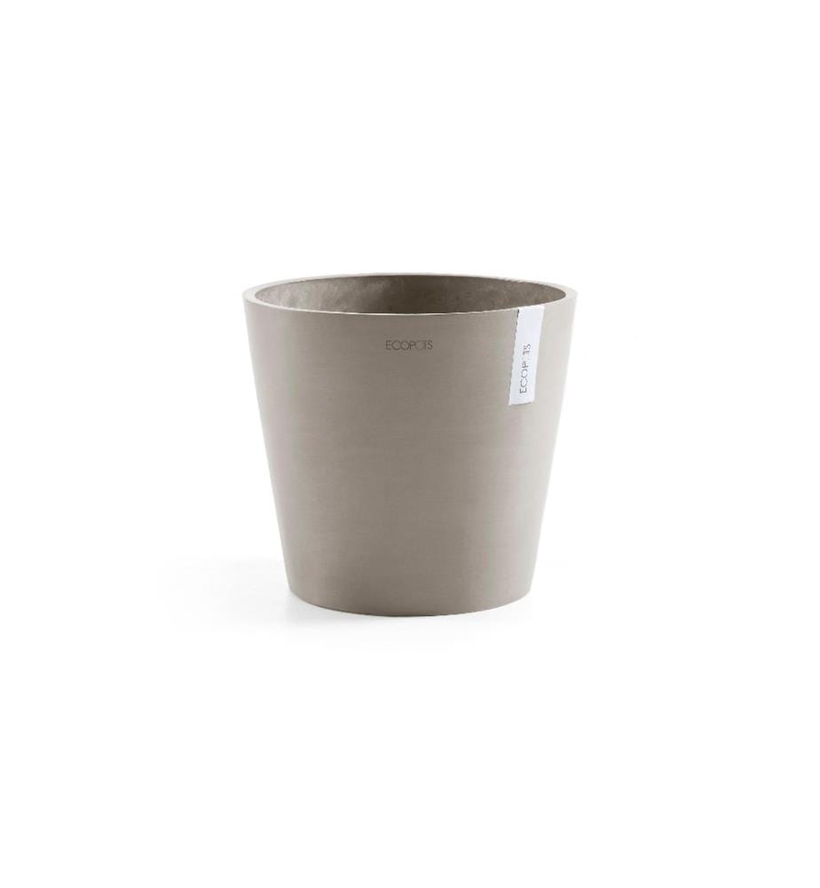ECOPOTS - Pot à fleur Amsterdam 40, Taupe français