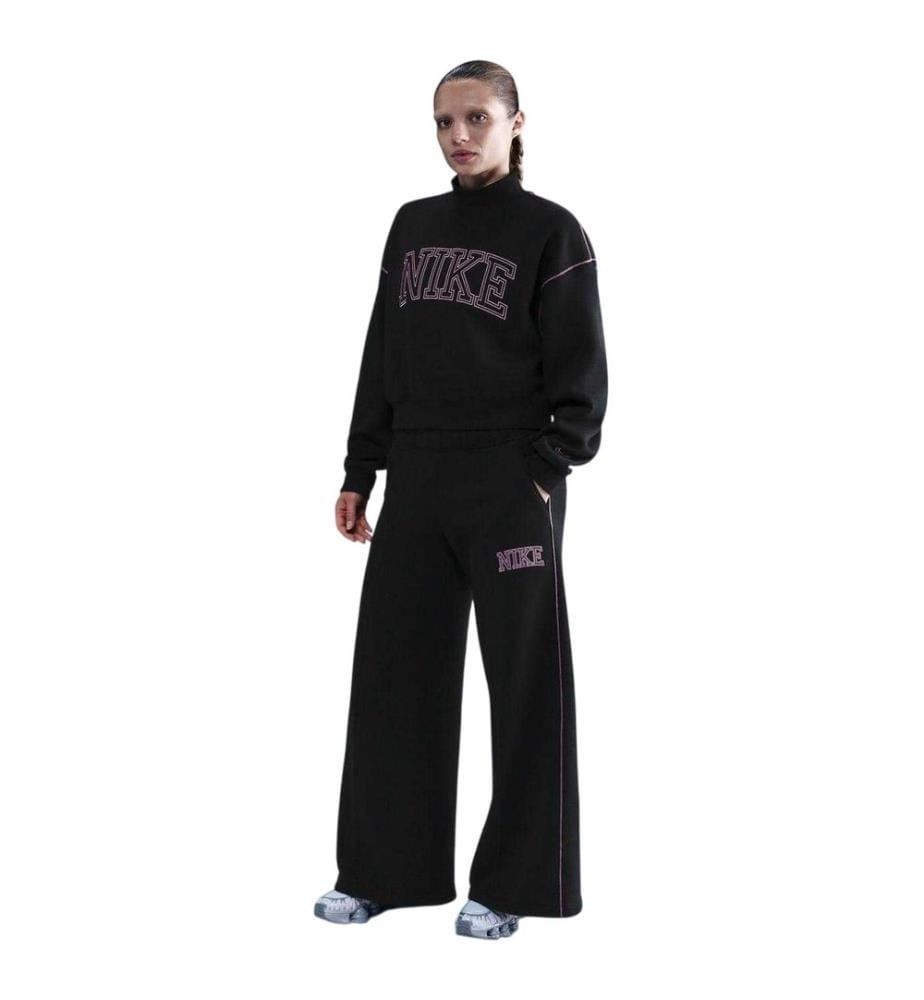 Nike Pantalone da Tuta Schema del logo Gamba Larga Donna
