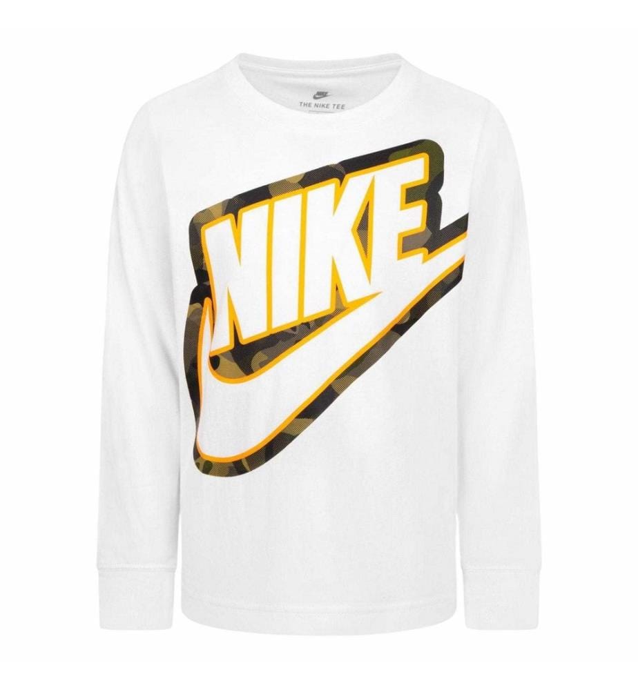 Nike - T-Shirt für Kinder, Tarnmuster, Langärmlig