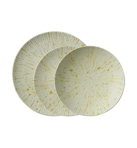 Arthur Krupp Service de table Golden Ray 12 pièces, Beige/Or