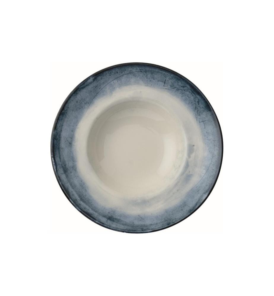 Arthur Krupp Assiette à soupe & pâtes Shade Sea Ø 27 cm, 4 pièces, Bleu/Blanc