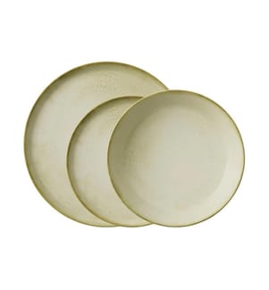 Arthur Krupp Service de table Shade Thierra 12 pièces, Vert/Beige