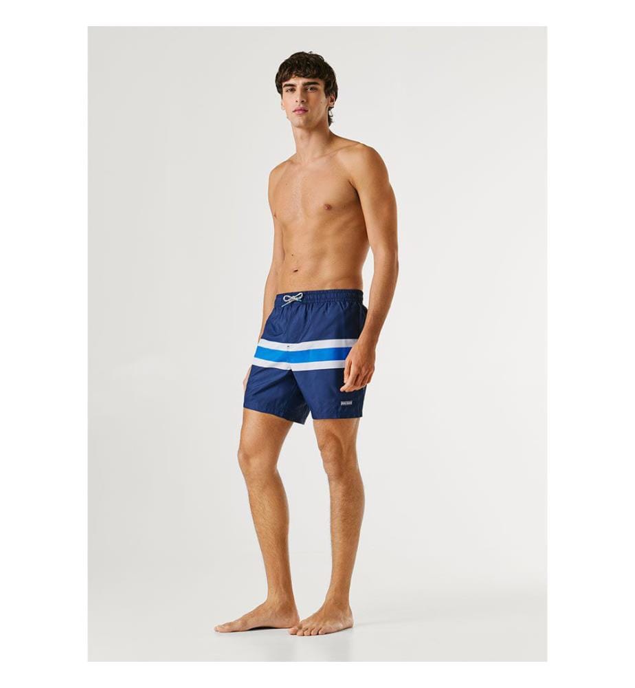 Swim Shorts Color Block - Navy