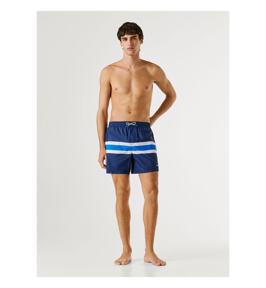 Swim Shorts Color Block - Navy