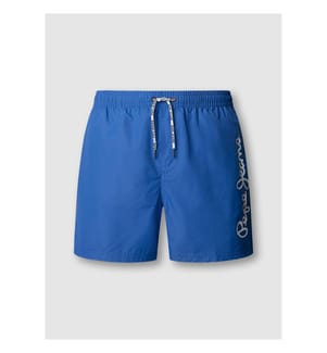 Schwimm-Bermuda Logo-Druck - Rot