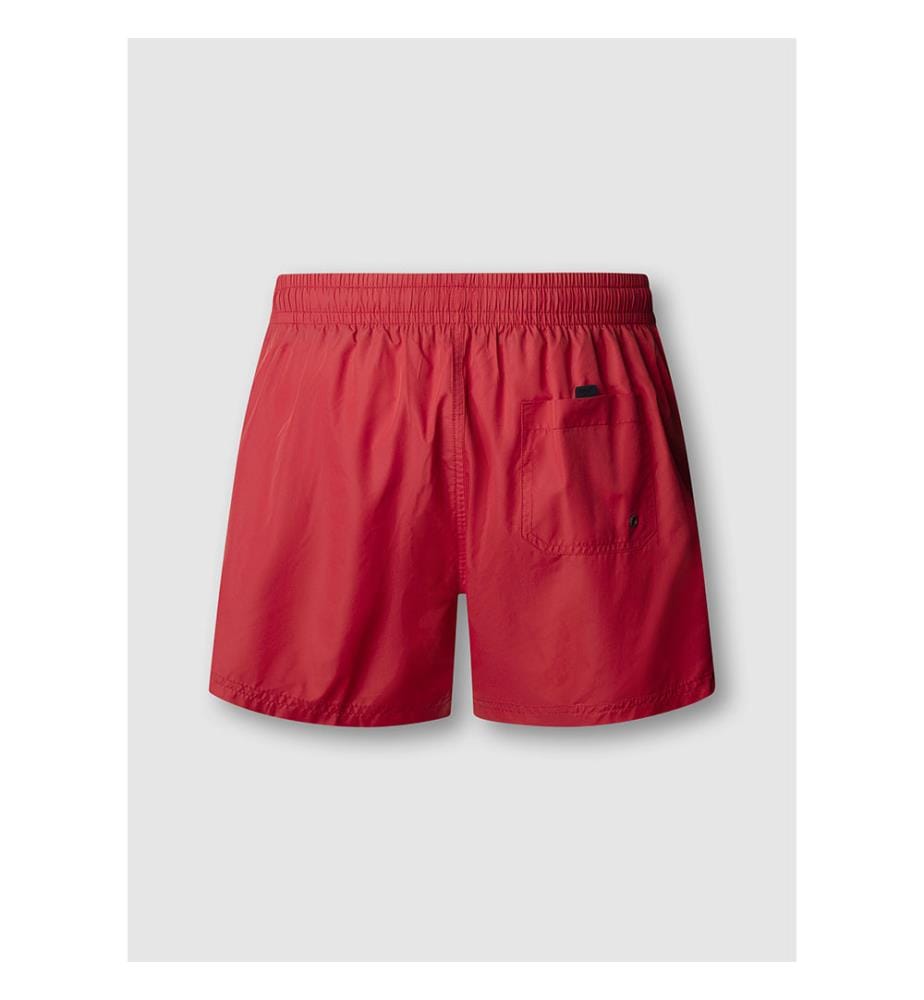Badeshorts Logo - Königsrot