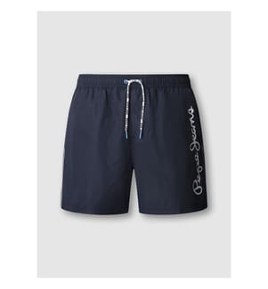 Badeshorts mit Logo-Aufdruck - Navy