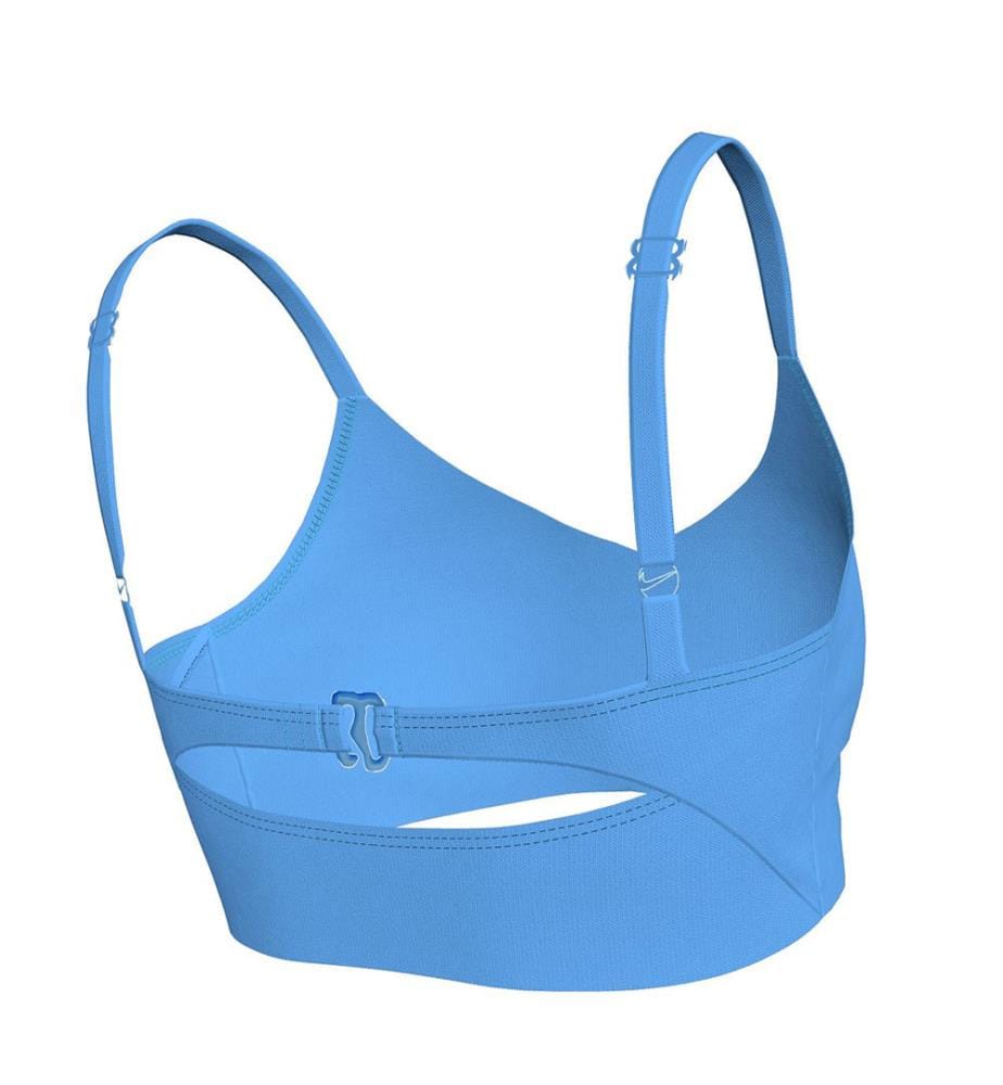 Bikini-Oberteil mit V-Ausschnitt - Blau