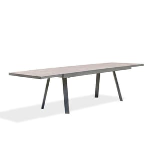 Table de Jardin Stockholm Céramique Extensible 200/300 x 96 cm - Gris Anthracite