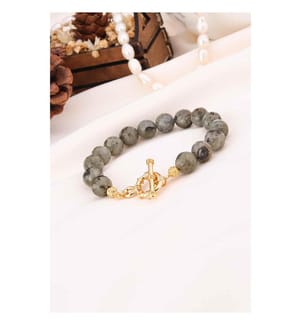Bracciale in labradorite - Grigio