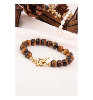 Tigerauge Armband - Braun