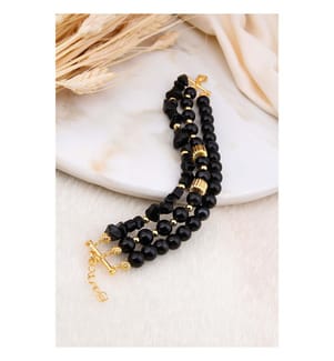 Onix-Armband - Schwarz