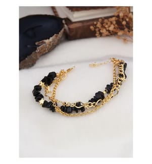 Onix-Armband - Schwarz