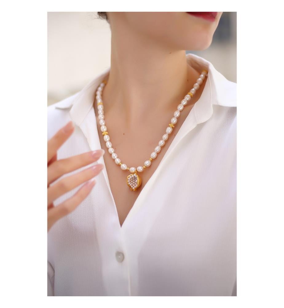 Collana di perle - Bianco