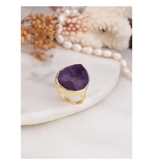 Amethyst Ring - Lila
