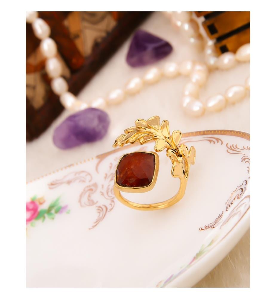 Achat-Ring  – Rot