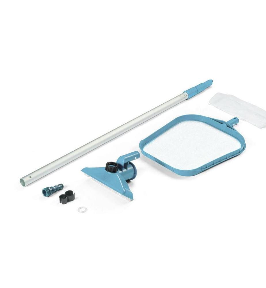 Kit Entretien pour Piscine - Bleu et Blanc