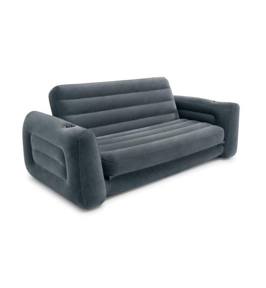 Divano letto gonfiabile a 2 posti 2,24 x 2,03 x 0,66 m - Grigio scuro