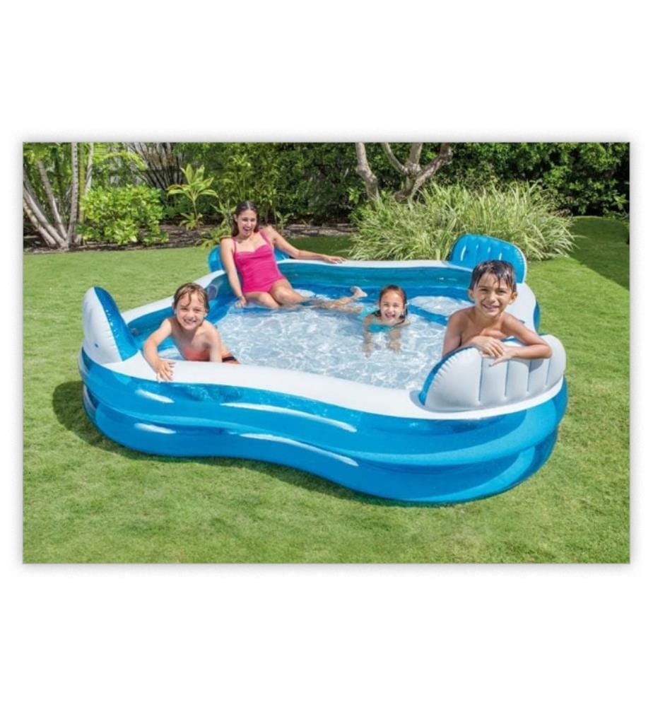 Petite piscine Family Lounge - Bleu