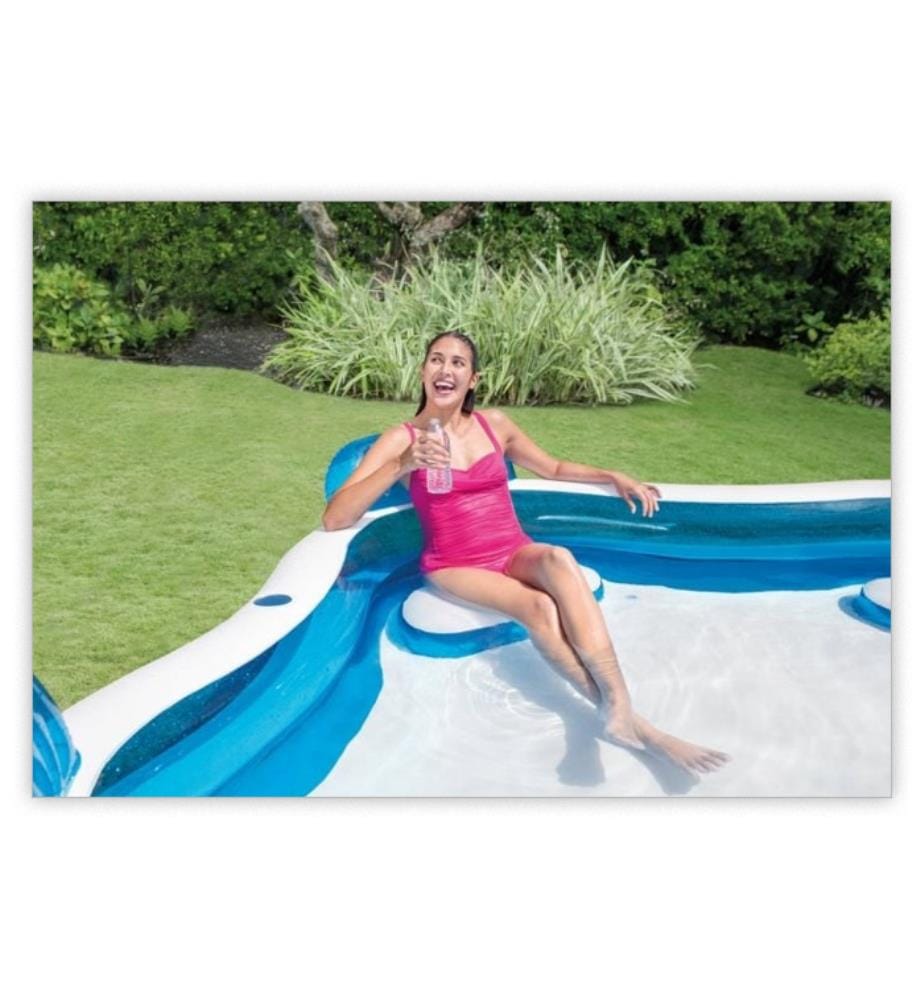 Petite piscine Family Lounge - Bleu