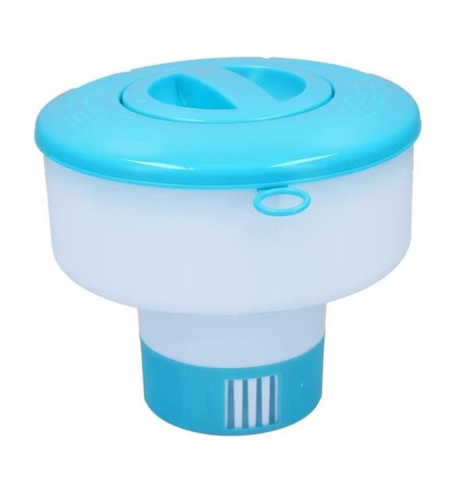 Chlordosierer mit Schwimmer Ø 17,8 cm - Blau
