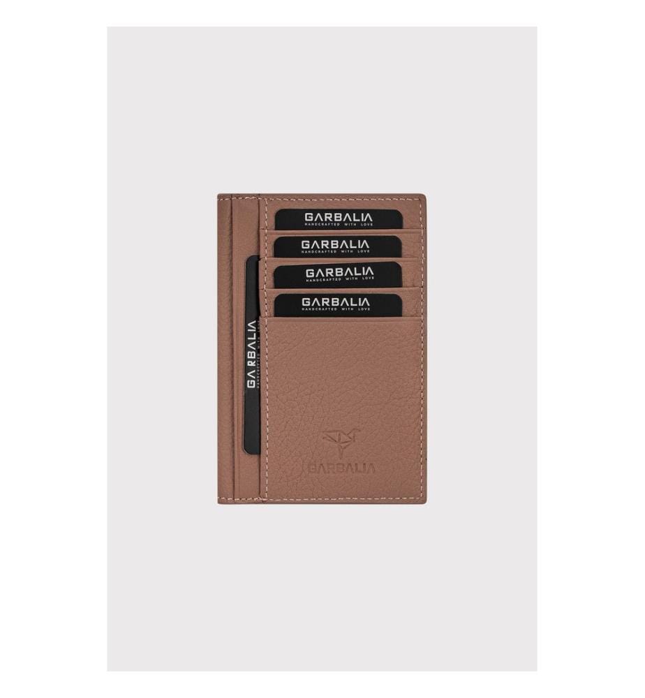 Portefeuille femme, 100 % cuir véritable, couleur poudre