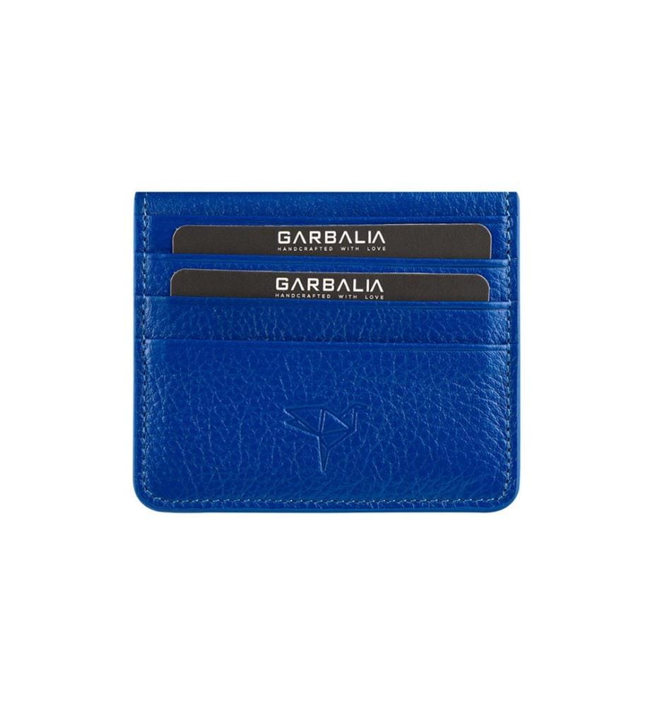Herren-Geldbörse, 100 % echtes Leder, Hellblau
