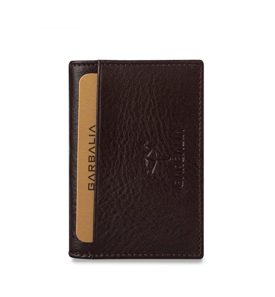 Portefeuille homme, 100 % cuir véritable, marron