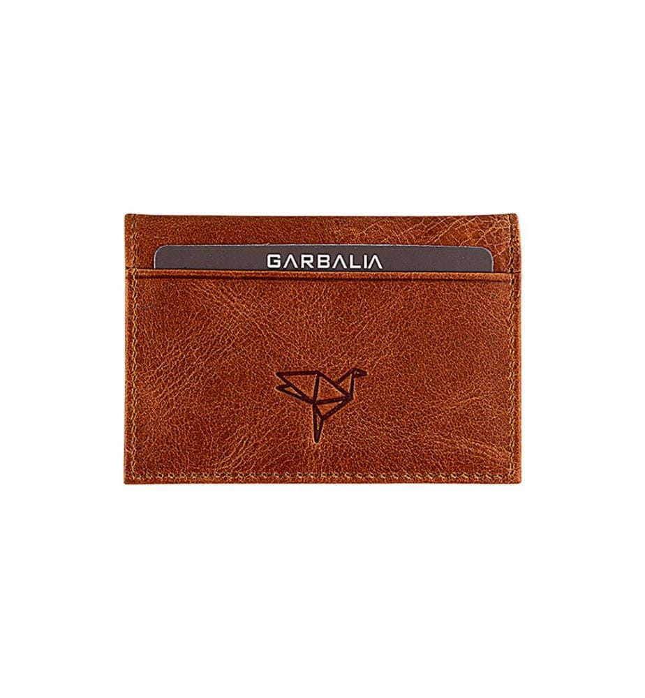 Portefeuille unisexe, 100 % cuir véritable, couleur fauve