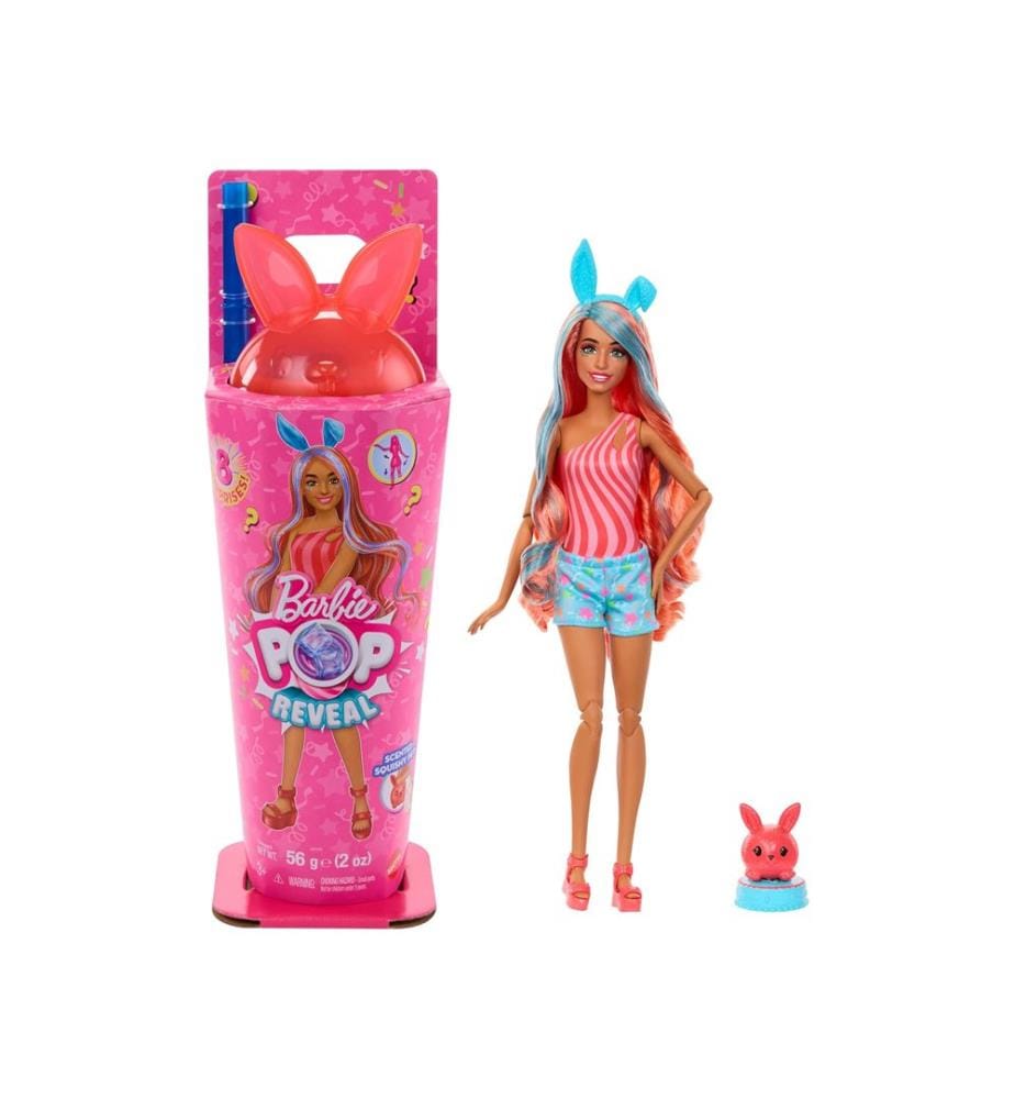 Pop Reveal Puppe Serie Shakes mit Hase - Rot