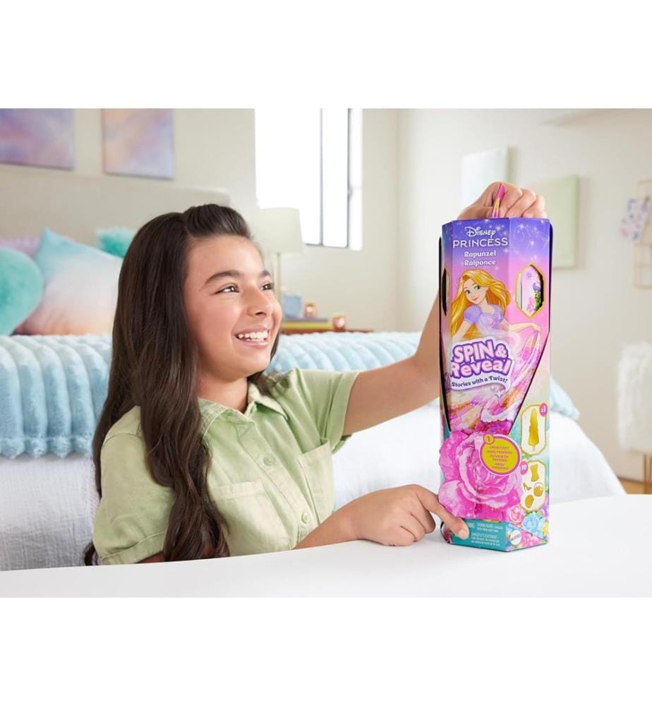 Rapunzel Spin & Reveal Puppe mit Zubehör