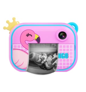 Wifi-Kinderkamera mit Sofortdruck Zoo Family - Flamingo