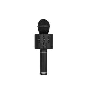 Bluetooth-Karaoke-Mikrofon mit Aufnahmefunktion und Micro-SD-Karte - Schwarz