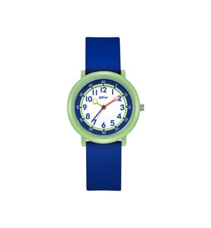 Wasserdichte Kinderuhr Quarz Flex - Blau / Grün