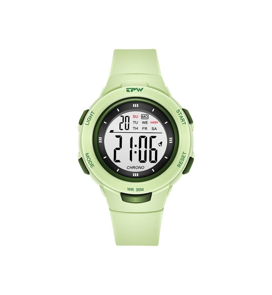 Wasserdichte digitale Kinderuhr Exia - Grün