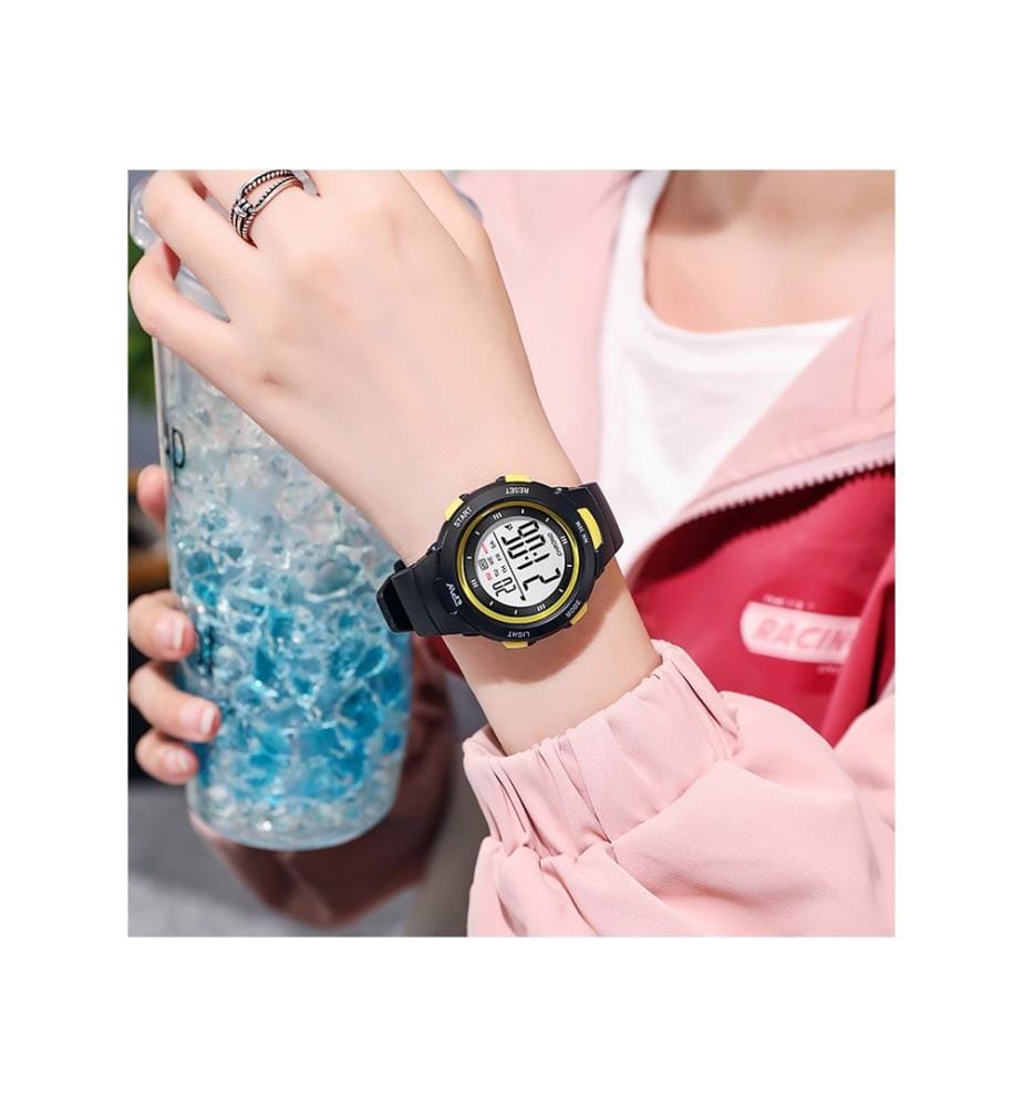 Wasserdichte digitale Kinderuhr Exia - Schwarz