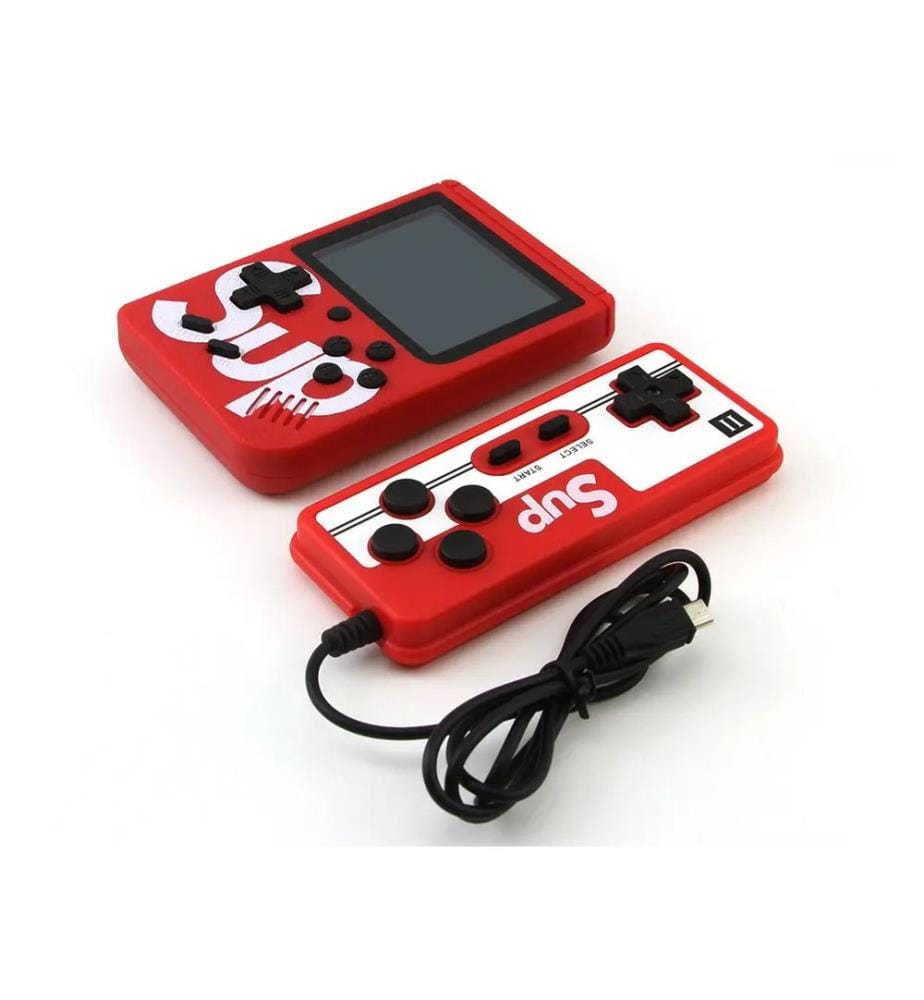 Konsole Emulator 400 Spiele Sup mit Controller - Rot