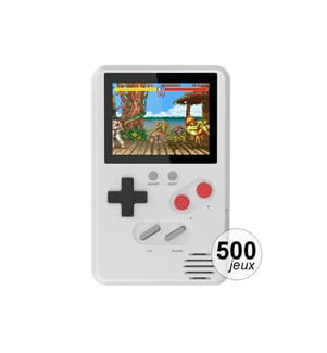 Konsole Emulator 500 Spiele Slim - Weiss