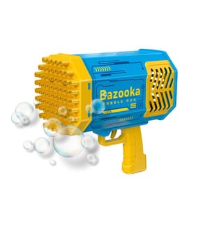 LED Bubble Bazooka 69 Löcher Bubble Gun - Blau