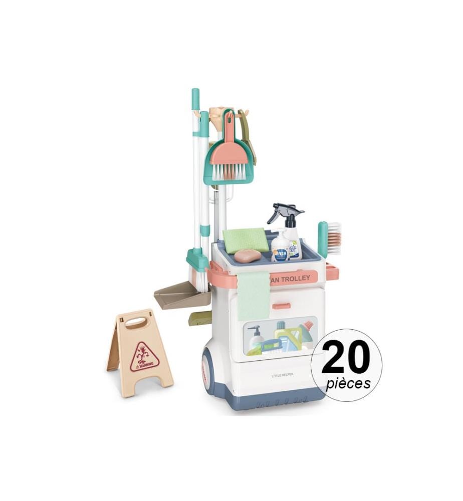 Wagen Haushaltspflege Kind Set 20 Teile