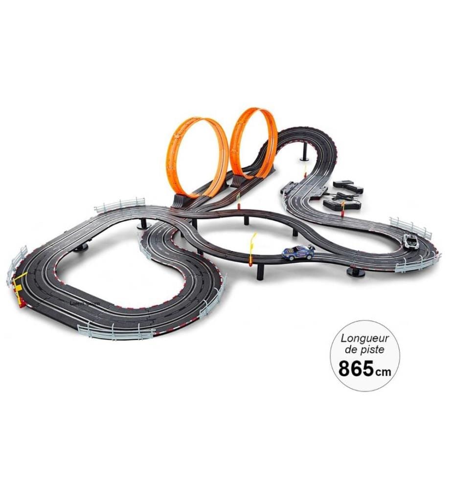 Rennbahn 865cm Doppel-Looping - Modell Expert