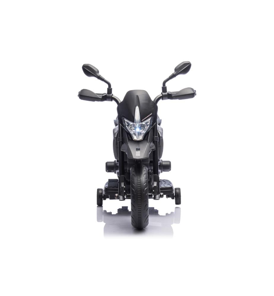 Elektrisches Motorrad Aprilia Dorsoduro 900 6V mit Licht- und Soundeffekten - Schwarz