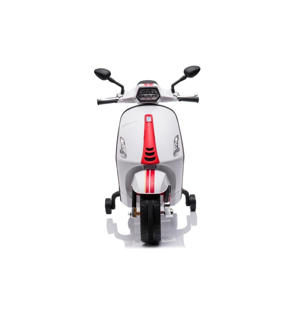 Elektrische Vespa 12V mit Licht- und Soundeffekten - Weiss