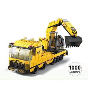 6-in-1-Bauspiel Baustelle 1000 Steine